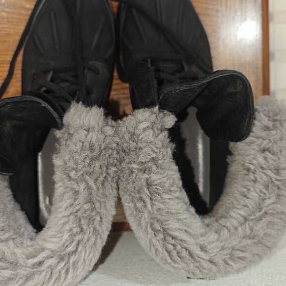 Ugg Roskoe Black Boots Mens 9.5 Snow Boots - Picture 7 of 12